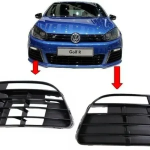 Preț promoțional Grile laterale VW Golf 6 R20 Design, negru lucios, 2008-2012