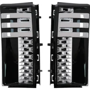 Bestseller Grile laterale Range Rover Vogue III L322 2002-2012 Piano Black Silver