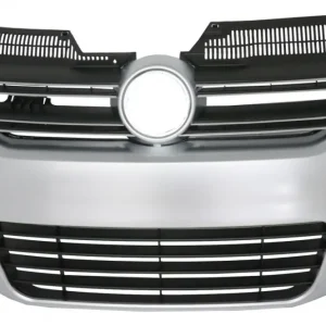 Mai ieftin Grilă centrală VW Golf 5 2003-2007 R32 Design aspect aluminiu brushed