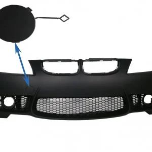 Capac cârlig remorcare bară față BMW Seria 3 E90 E91 2004-2008 M3 Design Plată securizată