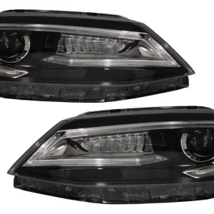 Livrare expres Faruri LED DRL pentru VW Jetta Mk6 Non GLI 2011-2017 cu semnal dinamic