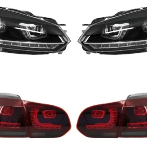Faruri LED si stopuri LED VW Golf 6 (2008-2013) cu semnal dinamic Livrare expres