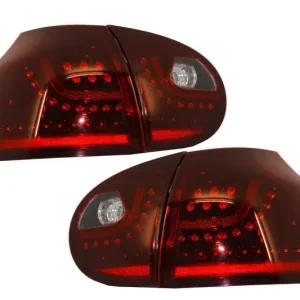 Stopuri LED pentru VW Golf 5 2004-2009, rosu inchis, set 4 piese Cumpără acum