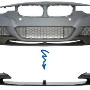 Prelungire bara fata BMW Seria 3 F30 F31 2011+ M Design negru lucios Vezi acum