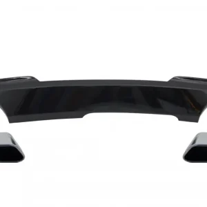 Ofertă exclusivă Difuzor aer negru cu ornamente evacuare BMW Seria 5 F10 F11 550i Design