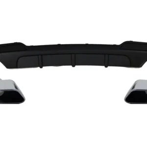 Difuzor aer dublu cu ornamente evacuare BMW F10 F11 Seria 5 M-Performance Ieftin