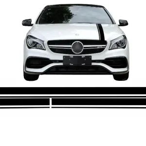 Cumpără online Set stickere negru mat Mercedes CLA W117 / A-Class W176 A45 Design