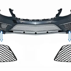 Grile laterale Mercedes S-Class W222 2013-2017 S63 Design negru lucios Ofertă limitată