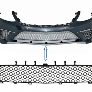 Ofertă exclusivă Grilă centrală inferioară Mercedes S-Class W222 2013-2017 S63 negru lucios