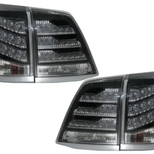 Retur gratuit Stopuri LED alb/negru pentru Toyota Land Cruiser J200 FJ200 2007-2011