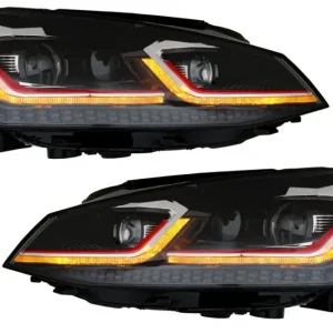 Expediere rapidă Faruri LED pentru VW Golf 7 VII 2012-2017 GTI Look Facelift cu semnal dinamic