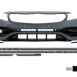 Bara fata Mercedes A-Class W176 Facelift A45 Design cu stickere gri Livrare rapidă