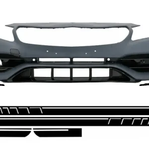 Expediere rapidă Bara fata Mercedes A-Class W176 2012-2018 A45 Design cu stickere negru mat