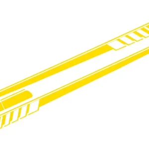 Retur gratuit Stickere laterale galben mat pentru Mercedes C-Class C205/A205 2014+