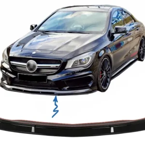 Prelungire bara fata Mercedes CLA45 C117/X117 2013-2016, negru lucios Chilipir