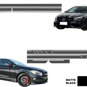Plată sigură Set stickere gri inchis Mercedes CLA W117 C117 X117 si W176 A45 Design