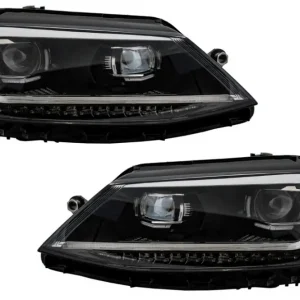 Nu rata Faruri LED DRL pentru VW Jetta Mk6 VI 2011-2017, semnal dinamic Matrix