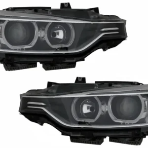 Discount Faruri Angel Eyes BMW Seria 3 F30 F31 2011-2015 Xenon Look