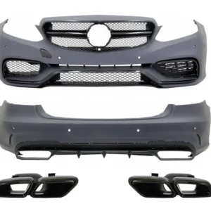 Kit exterior Mercedes W212 E-Class Facelift E63 Design negru lucios Promoție