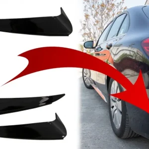 Ieftin Ornamente bara spate Mercedes C-Class W205 2014-2020, negru lucios