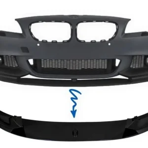 Prelungire bara fata BMW Seria 5 F10/F11 2011-2017 M-Performance negru lucios Premium