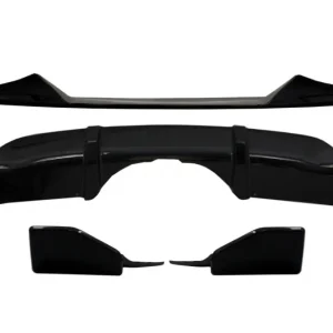 Promoție Pachet aero BMW X5 F15 2014-2018 cu prelungire fata si difuzor Piano Black