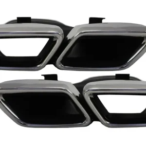 Ornamente tobe evacuare Mercedes W205 W213 W222 GLE GLC inox 304 Plată sigură