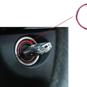 Ornament contact rosu din aluminiu pentru Mercedes A B CLA GLA Retur gratuit