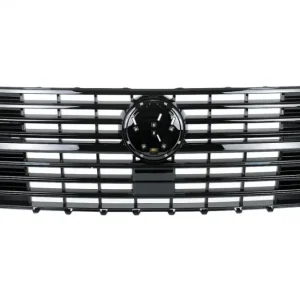 Livrare rapidă Grilă centrală VW T6.1 Transporter Facelift 2019-2023, negru lucios