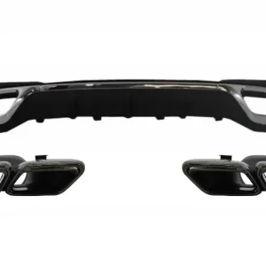 Difuzor bara spate Mercedes E-Class W212 S212 Facelift cu ornamente crom Lichidare de stoc
