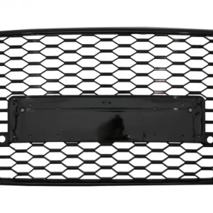 Grila bara fata Audi A6 4G facelift, design RS6, negru lucios Preferatul clienților