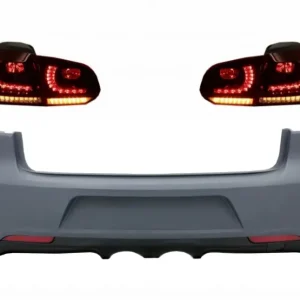 Bara spate VW Golf 6 VI R20 Look cu stopuri Full LED dinamice Plată securizată