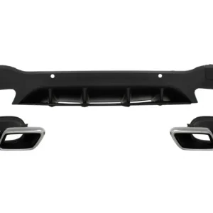 Difuzor bara spate Mercedes GLC X253 SUV 2015-2019 design GLC63 crom Chilipir
