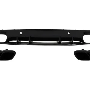 Difuzor bara spate Mercedes C-Class C205 A205 C63S Design negru Ieftin