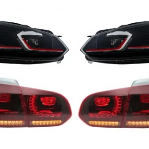 Ofertă de sezon Faruri LED si stopuri Full LED pentru VW Golf 6 (2008-2013) GTI Design