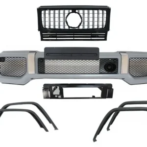 Bara fata Mercedes G-Class W463 cu extensii aripi si grila G65 Design Vezi acum