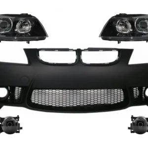 Preferatul clienților Bara fata M3 Design cu faruri negre pentru BMW Seria 3 E90 E91 2005-2008