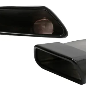 Ornamente tobe BMW Seria 5 F10/F11, G30/G31 si Seria 6 G32, negru Reducere de preț
