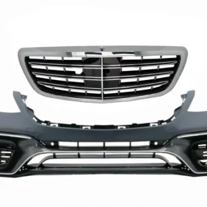 Bara fata cu grila centrala crom Mercedes S-Class W222 Facelift S63 Plată sigură