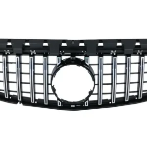 Grilă centrală Mercedes CLA W117 Facelift Panamericana negru crom Reducere extra