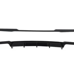 Eleron portbagaj si difuzor bara spate BMW Seria 3 F30 2011-2019 negru Retur ușor