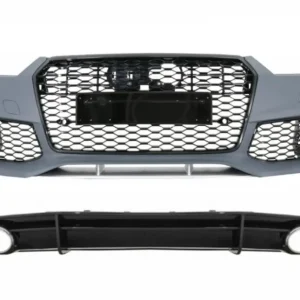 Bara fata Audi A7 4G Facelift RS7 Design cu difuzor si ornamente evacuare Reducere de preț