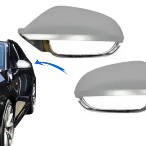 Mai ieftin Capace oglinzi Audi A6 C7 4G 2011-2018 RS6 aluminiu mat cu Side Assist