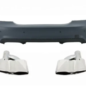 Bara spate Mercedes S-Class W221 (2005-2011) cu ornamente evacuare S65 Design Ofertă limitată