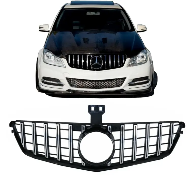 Mai ieftin Grilă centrală Mercedes C-Class W204/S204 2007-2014 Panamericana crom
