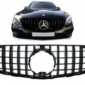 Ofertă specială Grila centrala Mercedes GLC X253 C253 2015-2018 Panamericana negru lucios