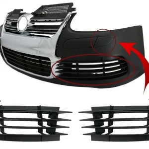 Cumpărături sigure Accesorii bară față VW Golf 5 și Jetta 2003-2010 R32 Look