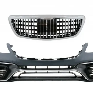 Chilipir Bară față cu grilă centrală crom Mercedes S-Class W222 Facelift S63 Design