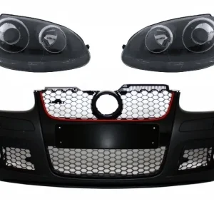 Ofertă limitată Bara fata GTI cu faruri negre pentru VW Golf 5 Mk5 si Jetta