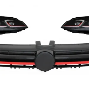 Ofertă limitată Faruri LED pentru VW Golf 7 2012-2017 GTI Design cu grilă centrală